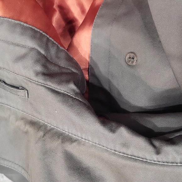 London Fog men's Removable Liner Double Breast Long Brown Trench Coat 42R warm - Picture 15 of 16